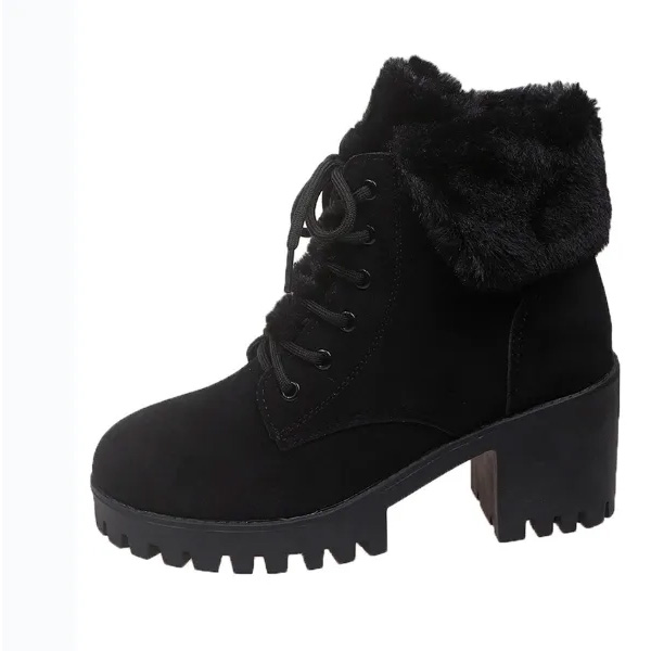 (⏳NOW ON: 70% OFF Sale! 🔥)Cozy Winter Fashion Plush Ankle Snow Boots for Women