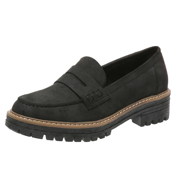 (⏳NOW ON: 70% OFF Sale! 🔥)Women’s Chunky Platform Loafers – Comfortable Slip-On Work & Casual Shoes