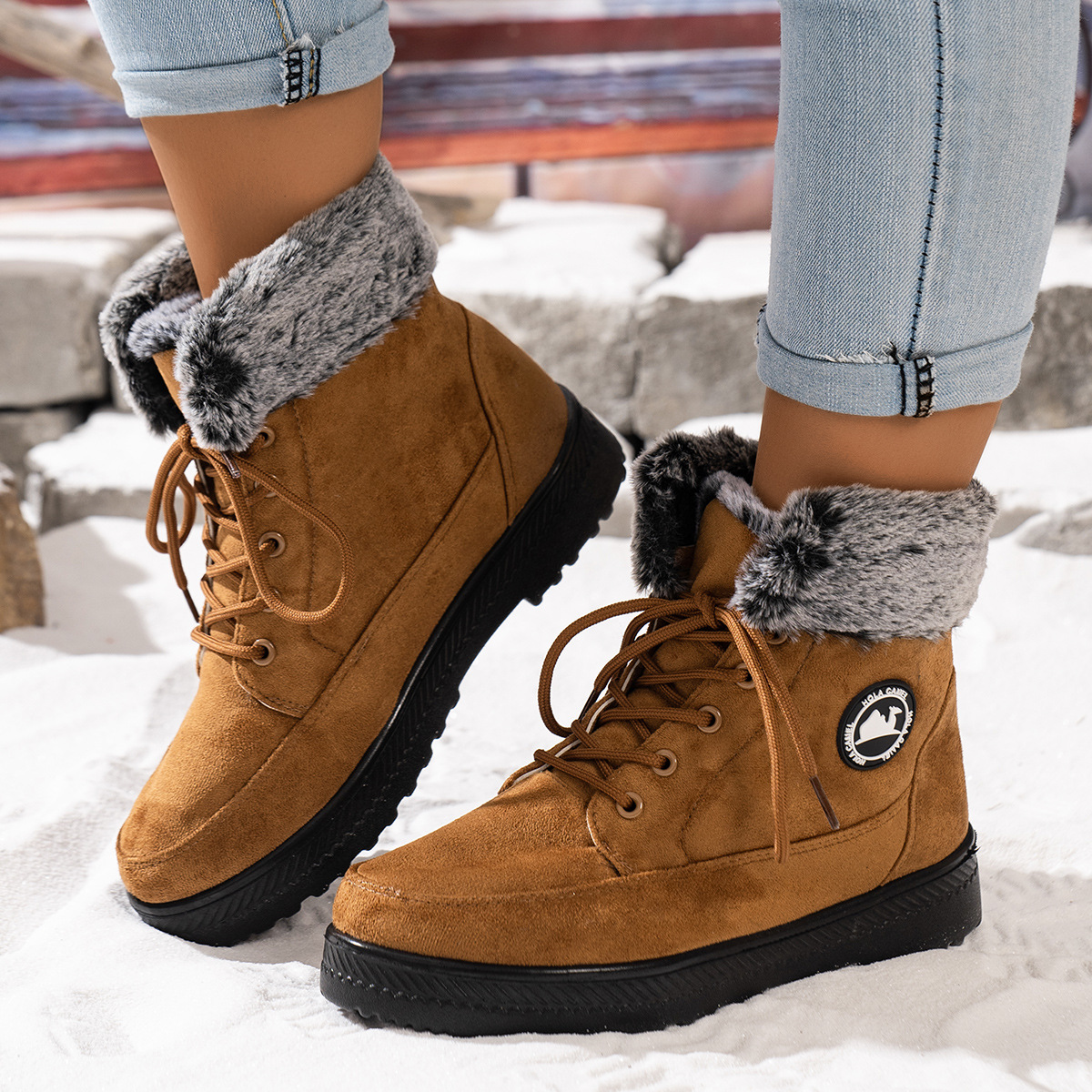 (⏳NOW ON: 50% OFF Sale! 🔥)Women's Snow Boots Tall, Womens Winter Shoes