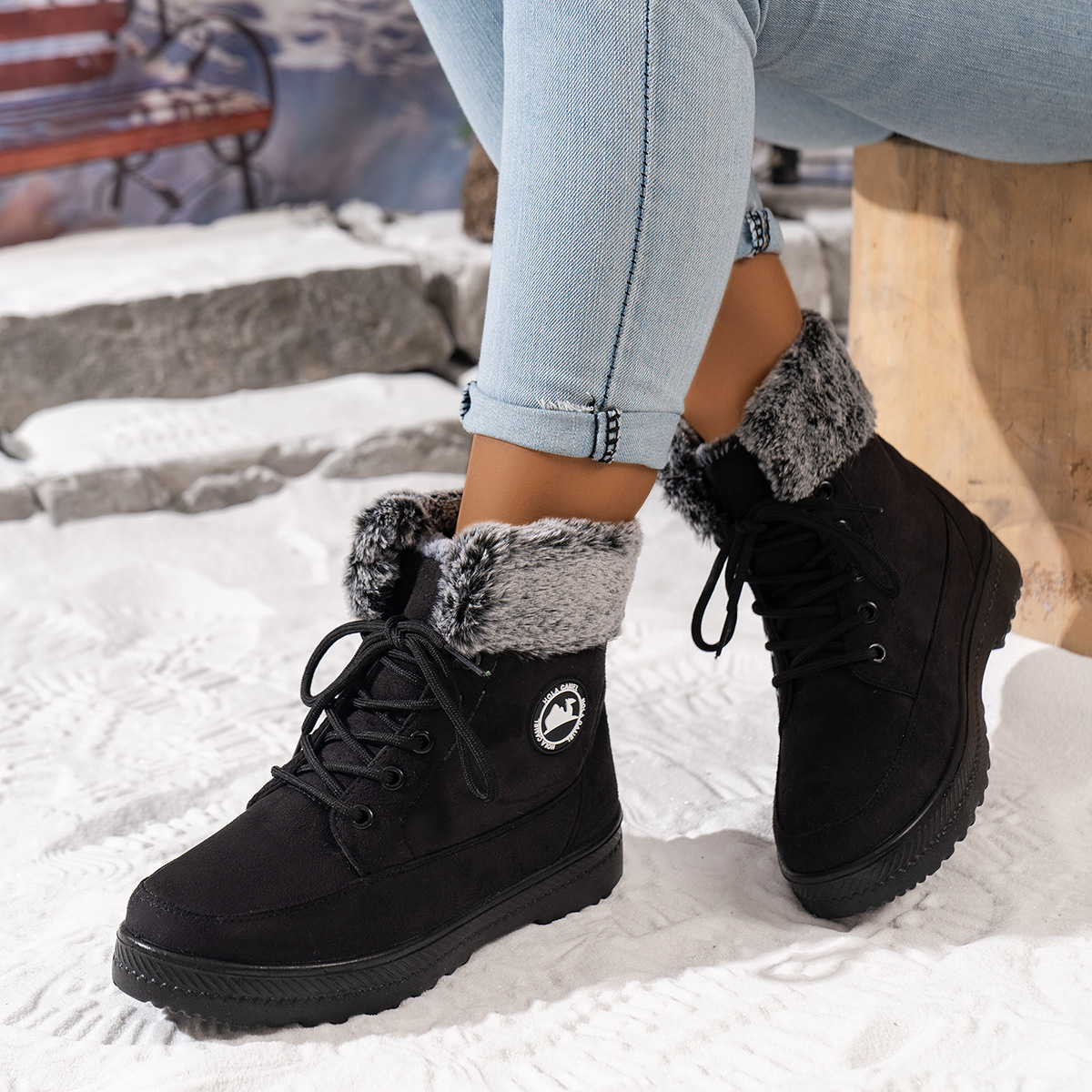 (⏳NOW ON: 50% OFF Sale! 🔥)Women's Snow Boots Tall, Womens Winter Shoes
