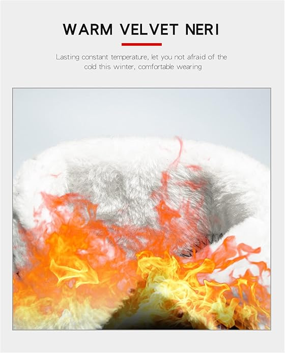 (⏳NOW ON: 50% OFF Sale! 🔥)Women’s Waterproof Fur-Lined Winter Boots, Non-Slip Warm Slip-On Snow Ankle Booties for Outdoor Comfort