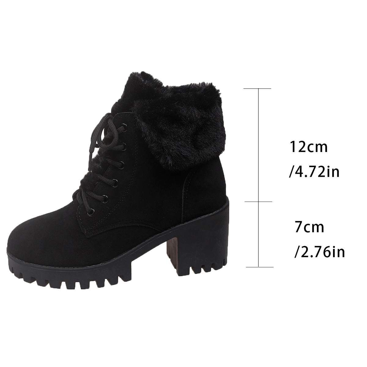 (⏳NOW ON: 70% OFF Sale! 🔥)Cozy Winter Fashion Plush Ankle Snow Boots for Women