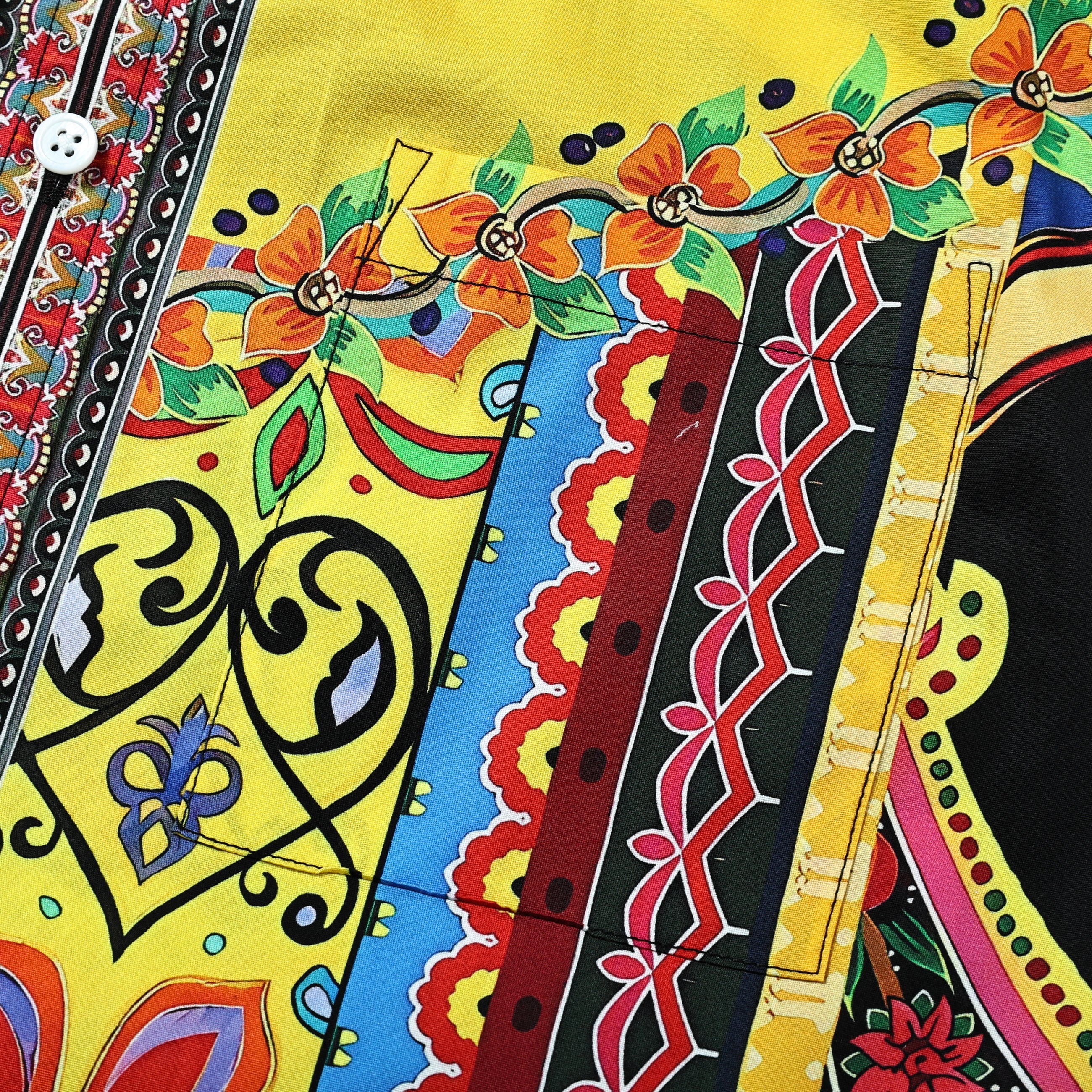 Floral Print Long Sleeve Shirt Jonvidesign