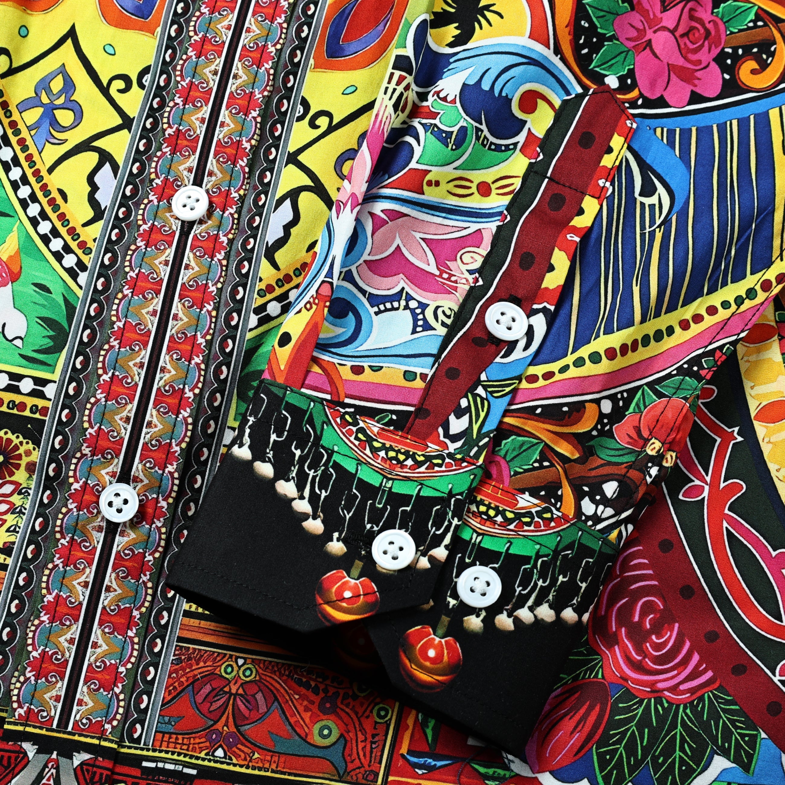 Floral Print Long Sleeve Shirt Jonvidesign