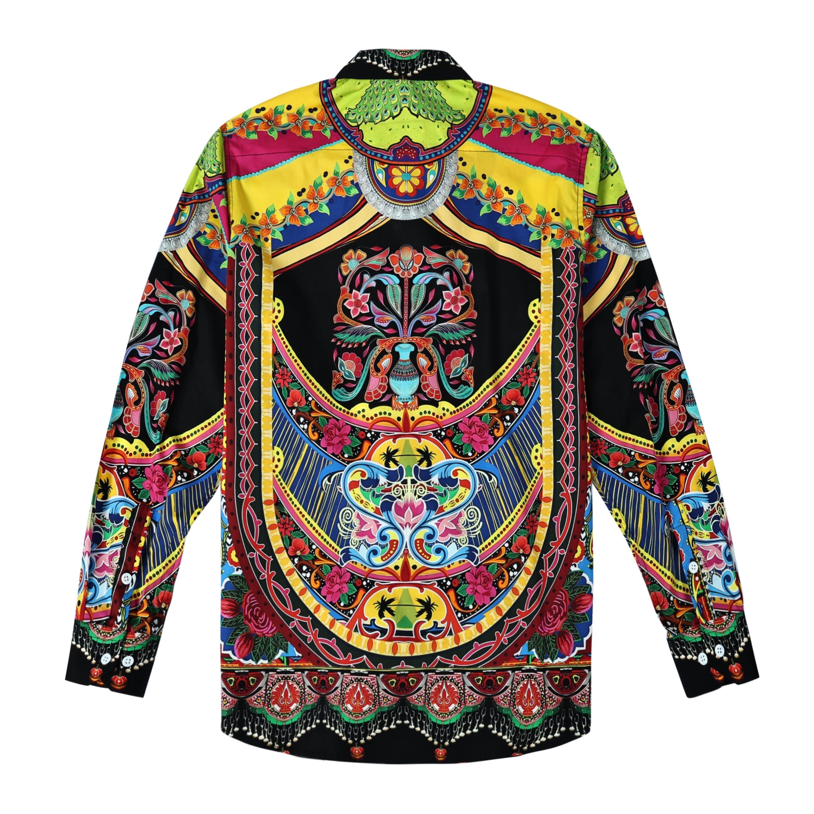 Floral Print Long Sleeve Shirt Jonvidesign