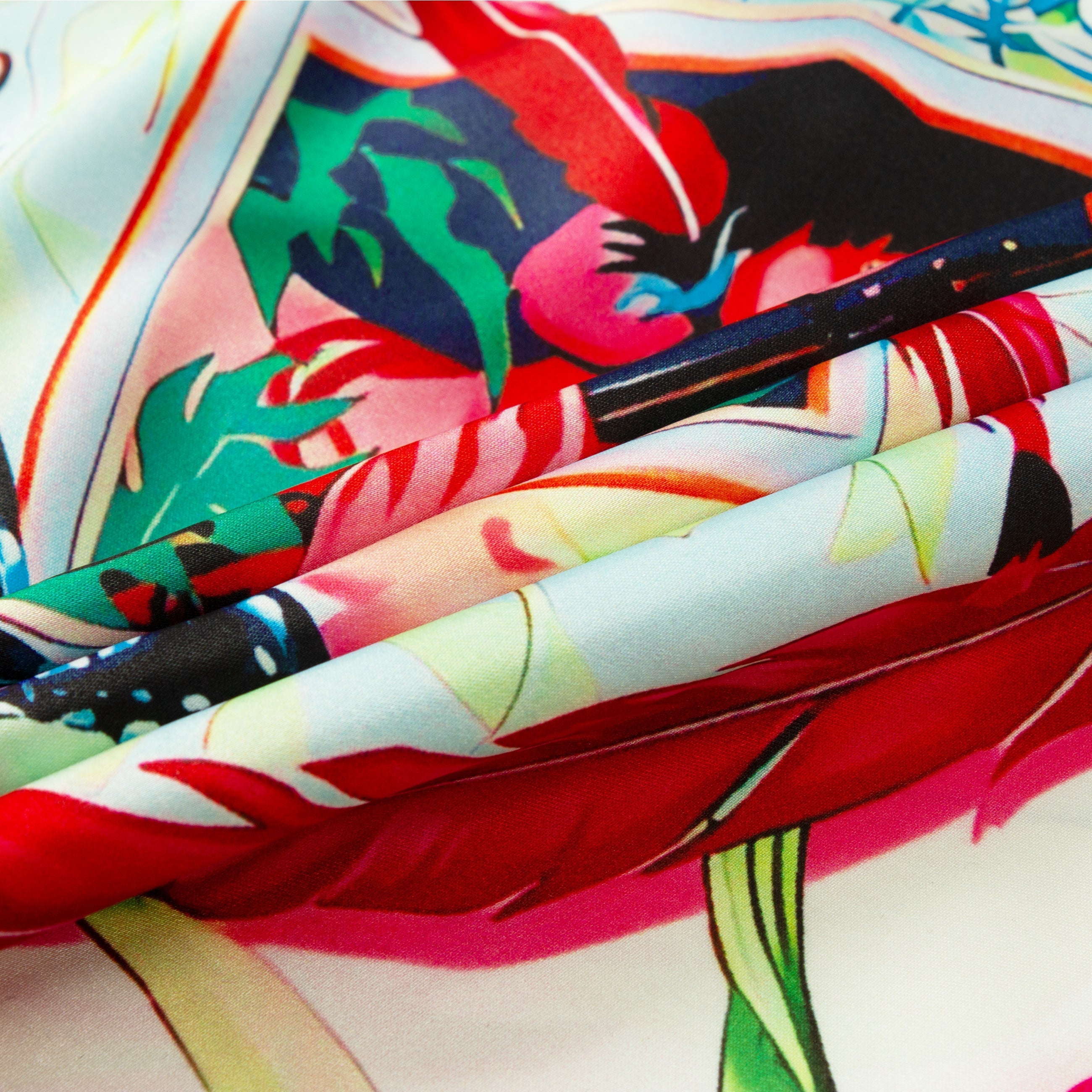 Floral Tropical Butterfly Pattern Short Sleeve Shirt Jonvidesign