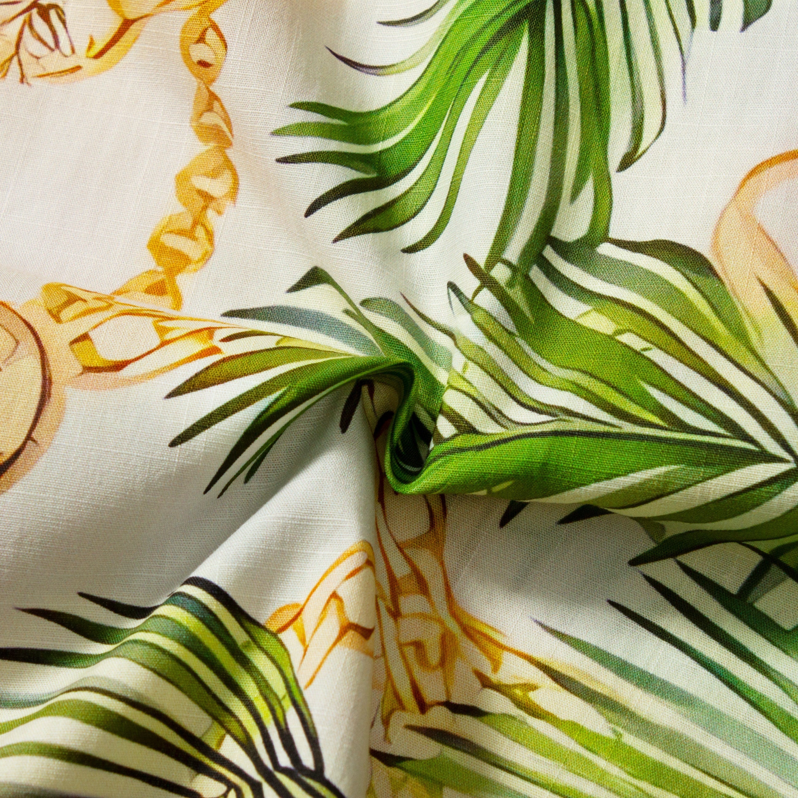 Tropical Baroque Short Sleeve Shirt for Men Jonvidesign