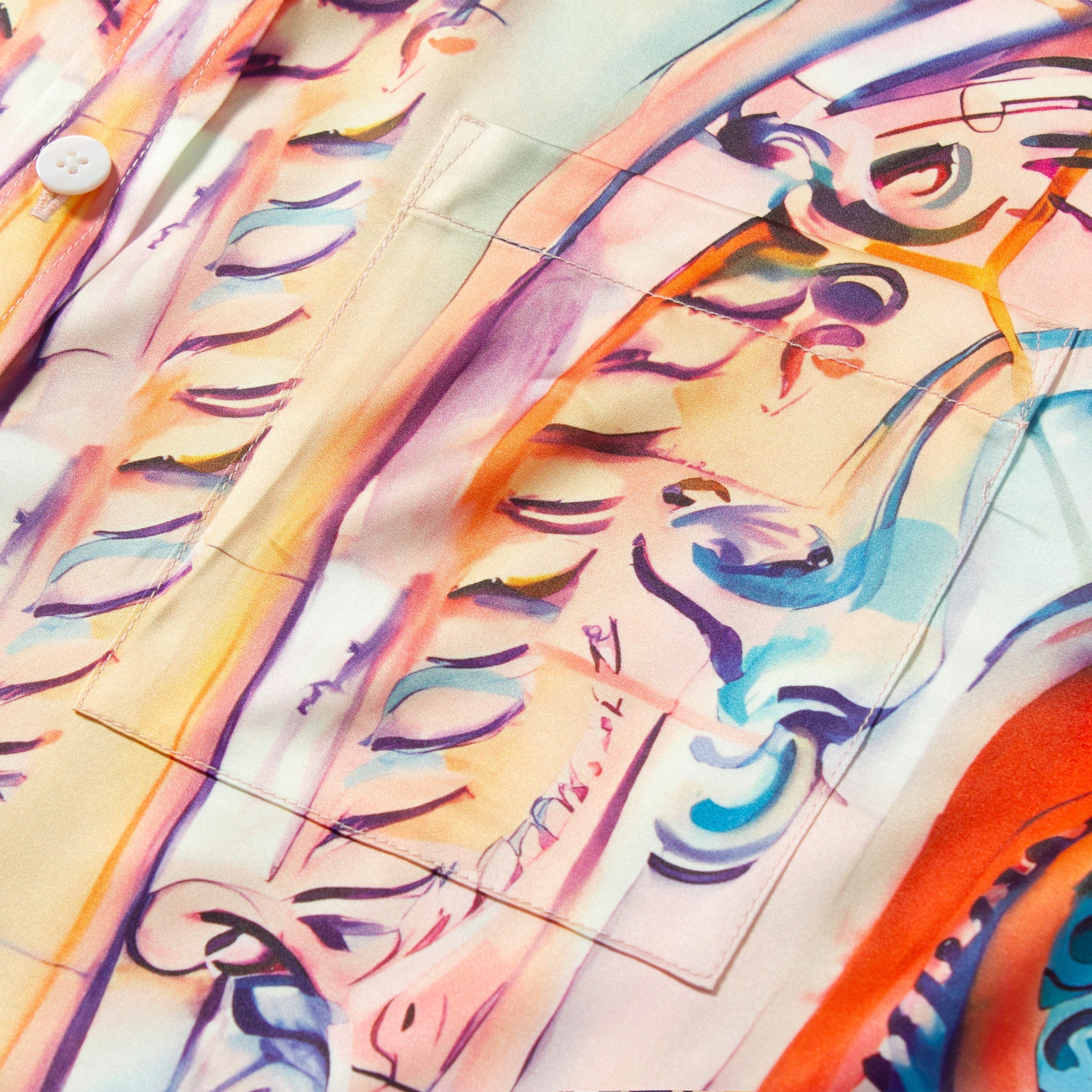 Tropical Hawaiian Design Short Sleeve Shirt for Men Jonvidesign