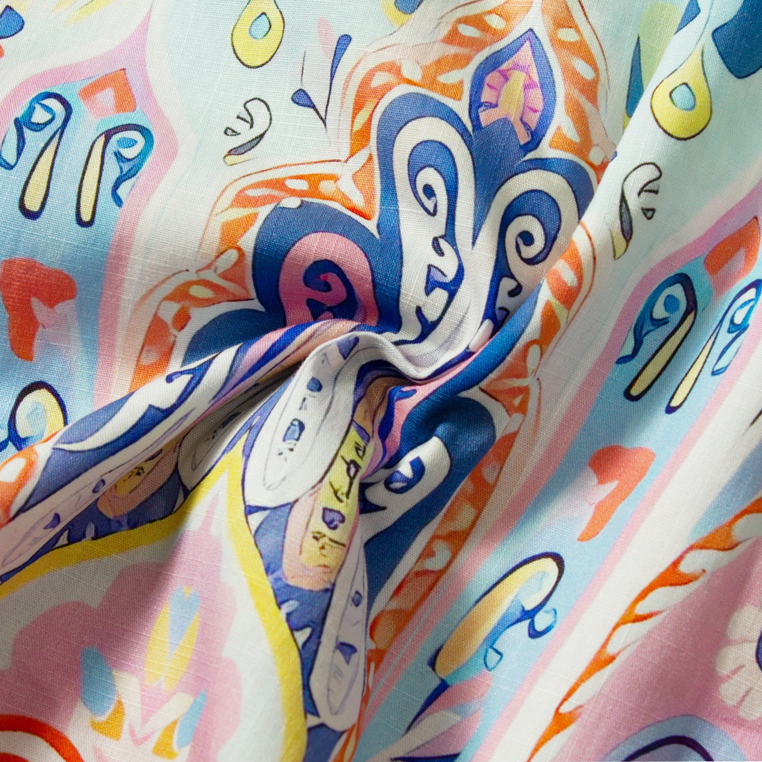 Tropical Style Paisley Print Short Sleeve Shirt Jonvidesign