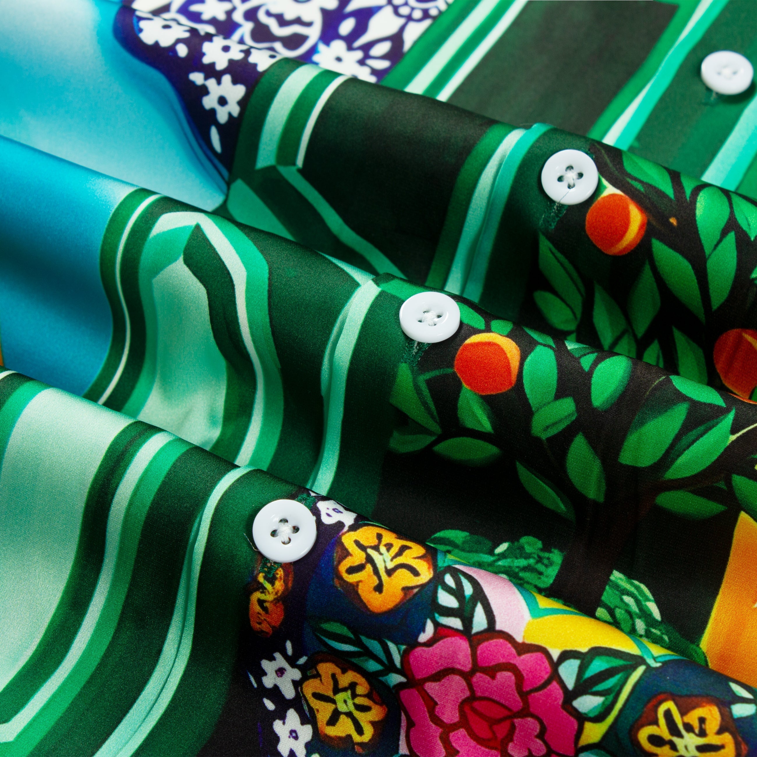 Vintage Bedroom Print Short Sleeve Camp Collar Shirt Jonvidesign