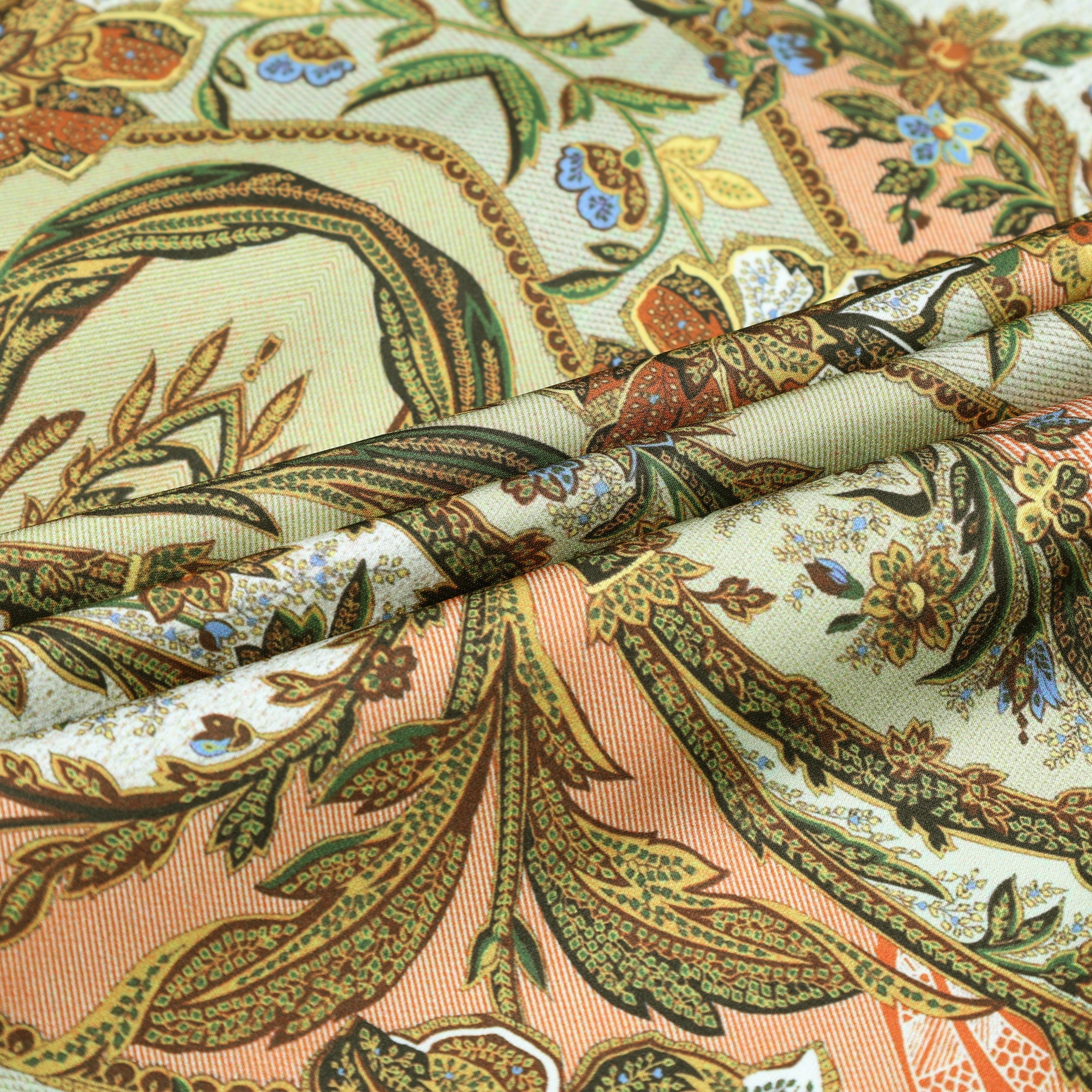 Vintage Floral Pattern Short Sleeve Camp Collar Casual Shirt Jonvidesign