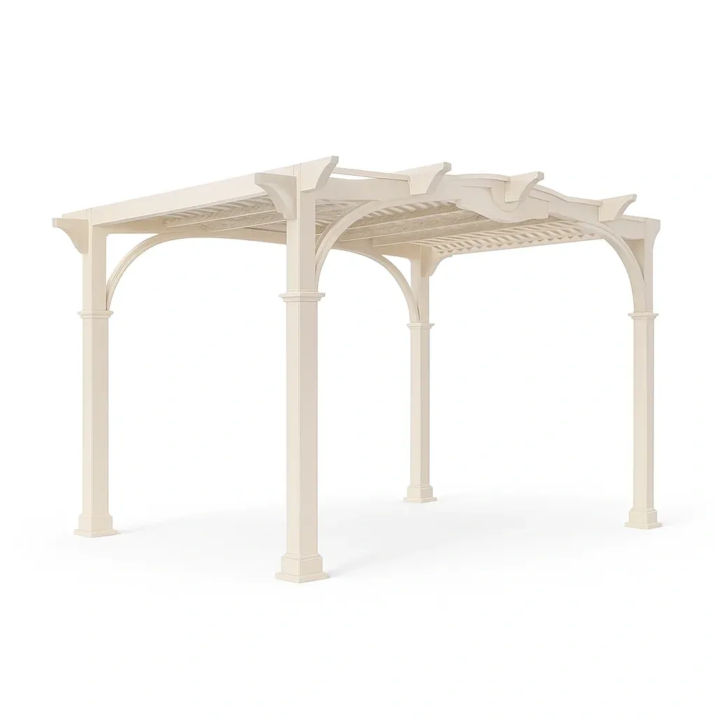 Gazebo in PVC beige 300x400 cm