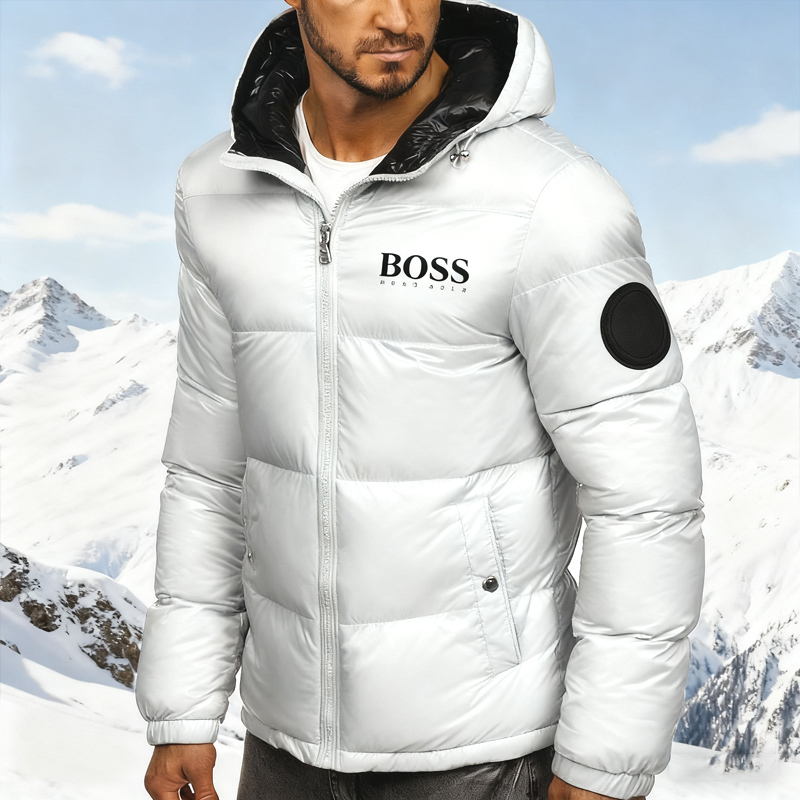 Men's Padded Warm Hooded Jacket