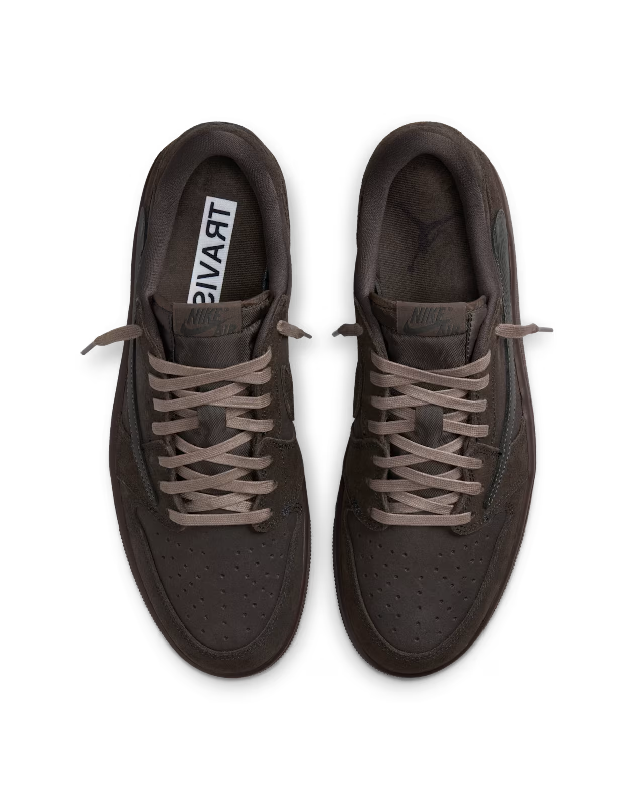 J1 Travis Scott Velvet Brown and Dark Mocha