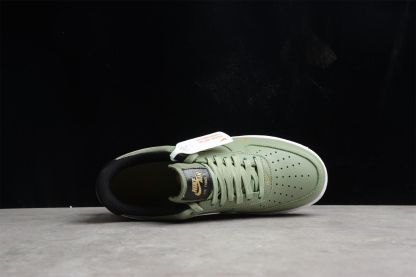 Air Force 1 AF1 Low Double Swoosh - Olive Gold Black