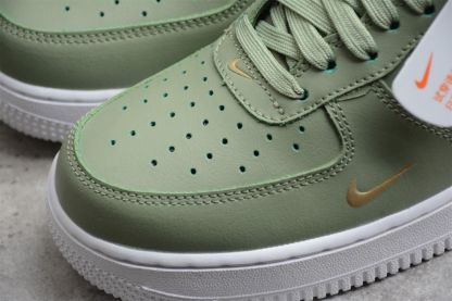 Air Force 1 AF1 Low Double Swoosh - Olive Gold Black