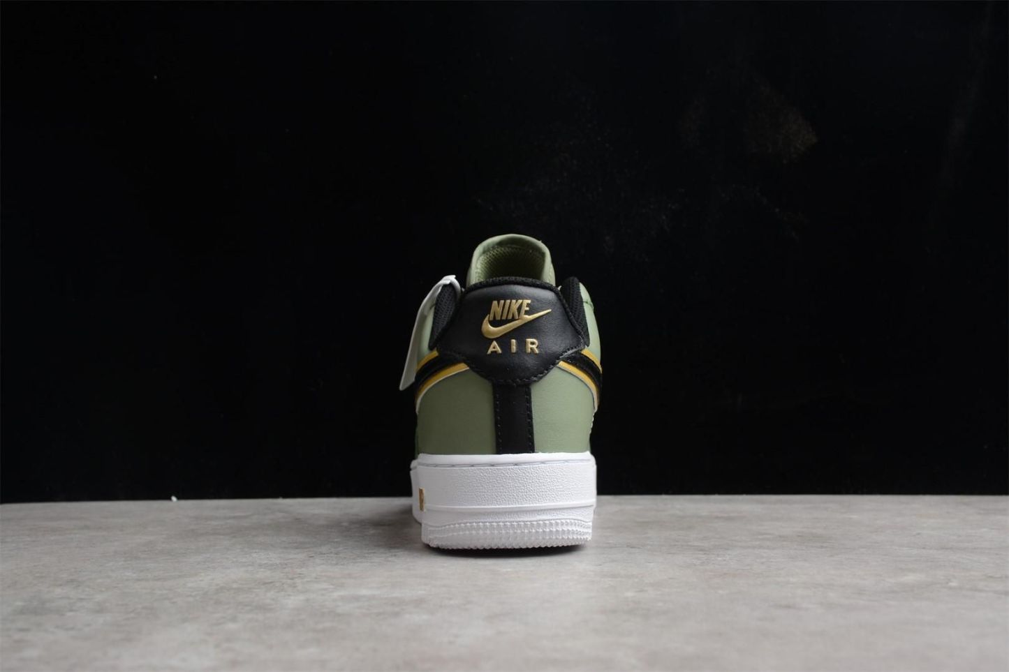 Air Force 1 AF1 Low Double Swoosh - Olive Gold Black