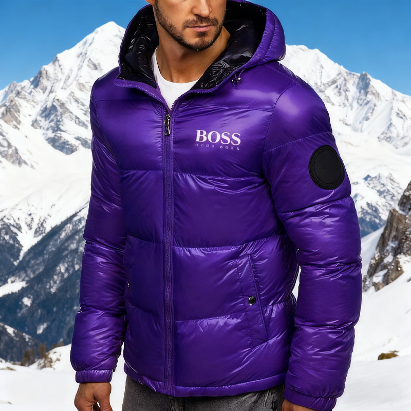 Men's Padded Warm Hooded Jacket
