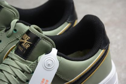 Air Force 1 AF1 Low Double Swoosh - Olive Gold Black
