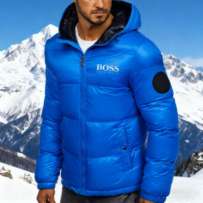 Men's Padded Warm Hooded Jacket