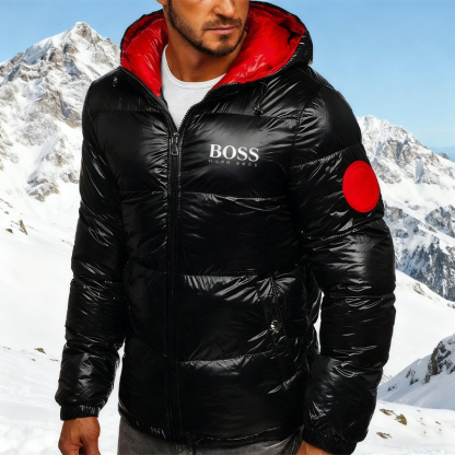 Men's Padded Warm Hooded Jacket