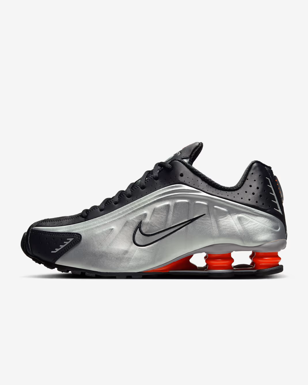 Shox R4 Metallic Silver/Black