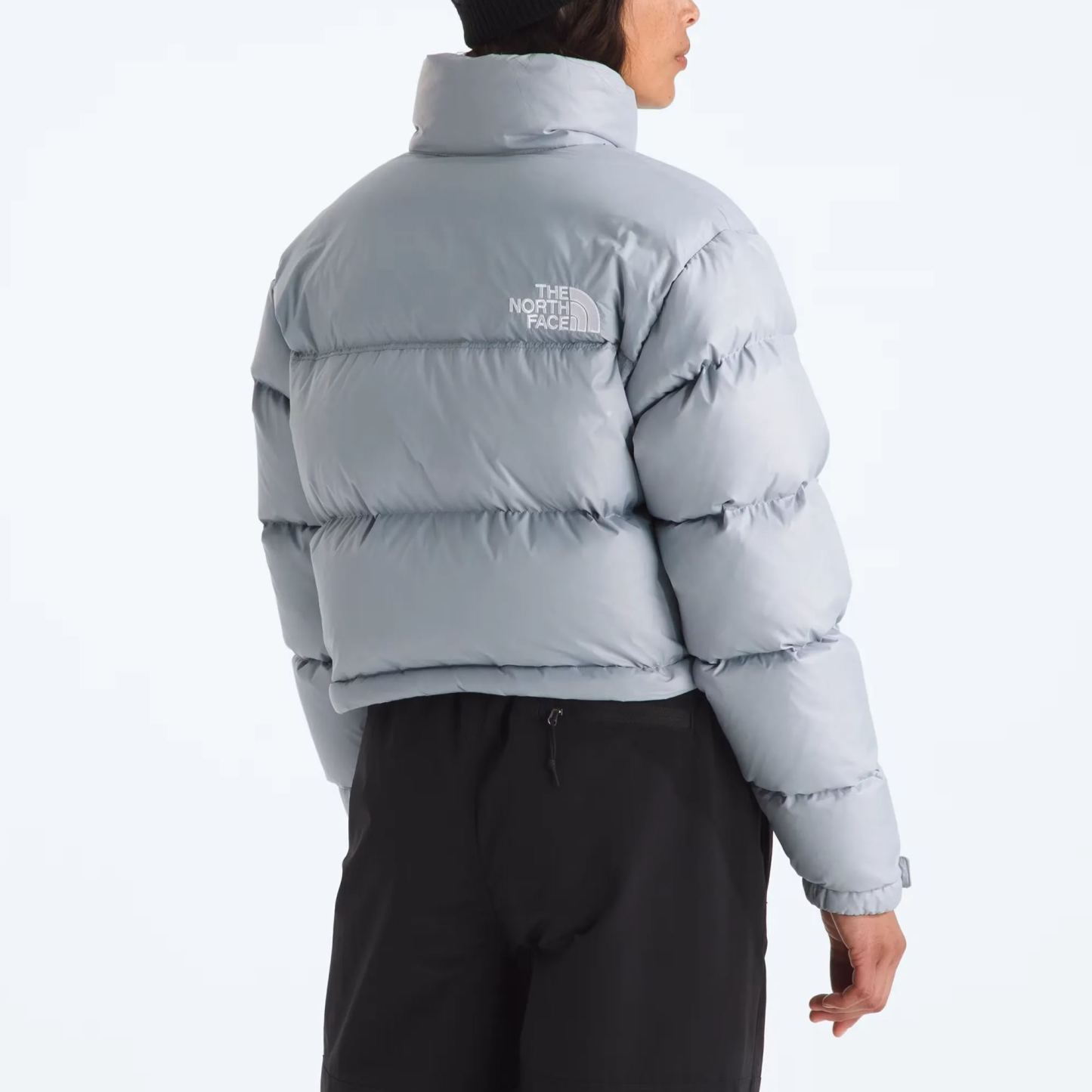 Women’s Nuptse Short Jacket-Blue Flax
