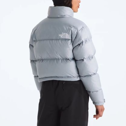Women’s Nuptse Short Jacket-Blue Flax