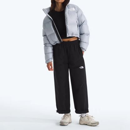 Women’s Nuptse Short Jacket-Blue Flax