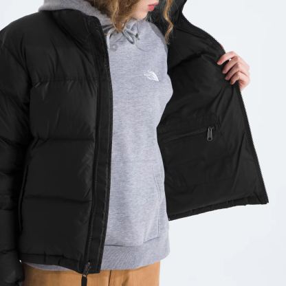 Women’s Retro Nuptse Jacket-TNF Black/Recycled Down