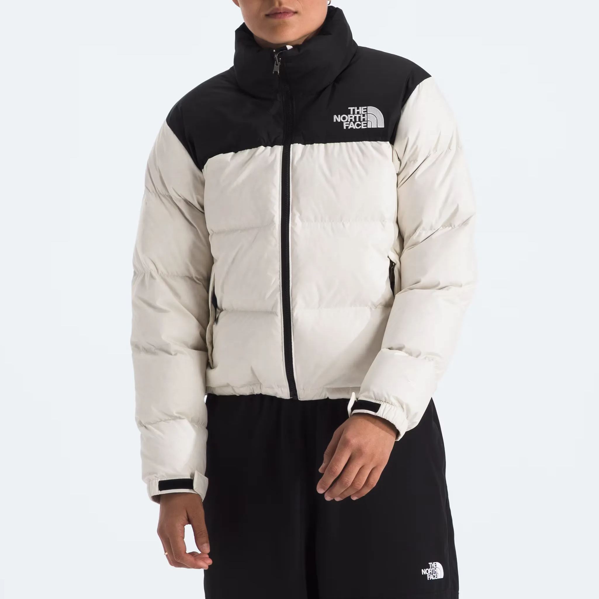 [Copy]Women’s Retro Nuptse Jacket-White Dune/TNF Black/Recycled Down