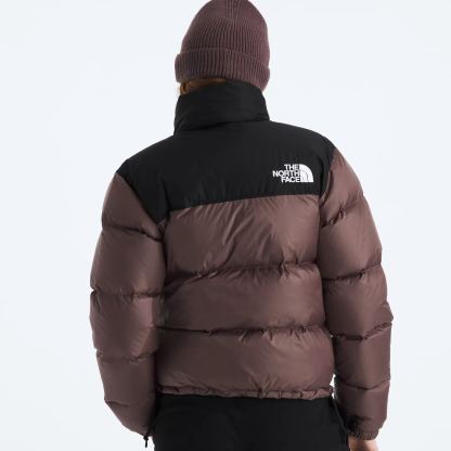 Women’s Retro Nuptse Jacket-Tawny Quartz/TNF Black