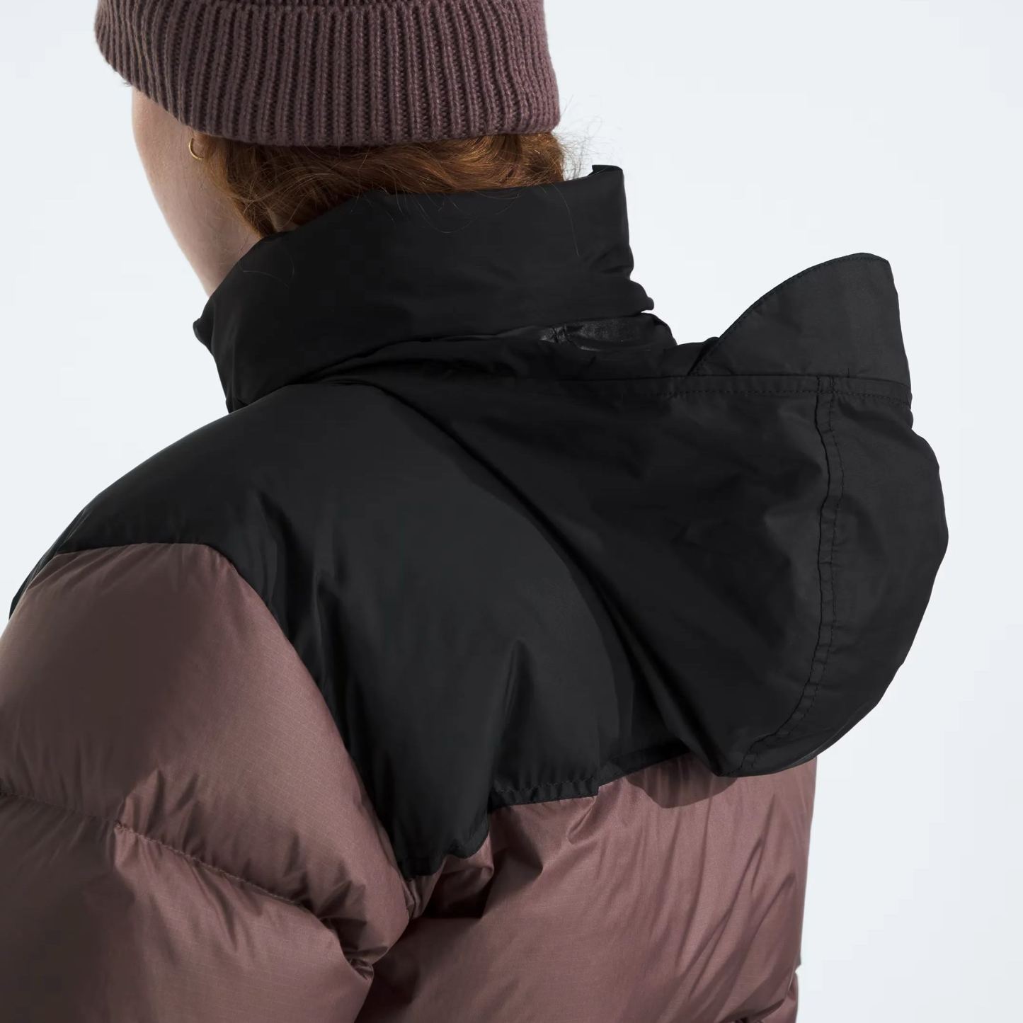 Women’s Retro Nuptse Jacket-Tawny Quartz/TNF Black