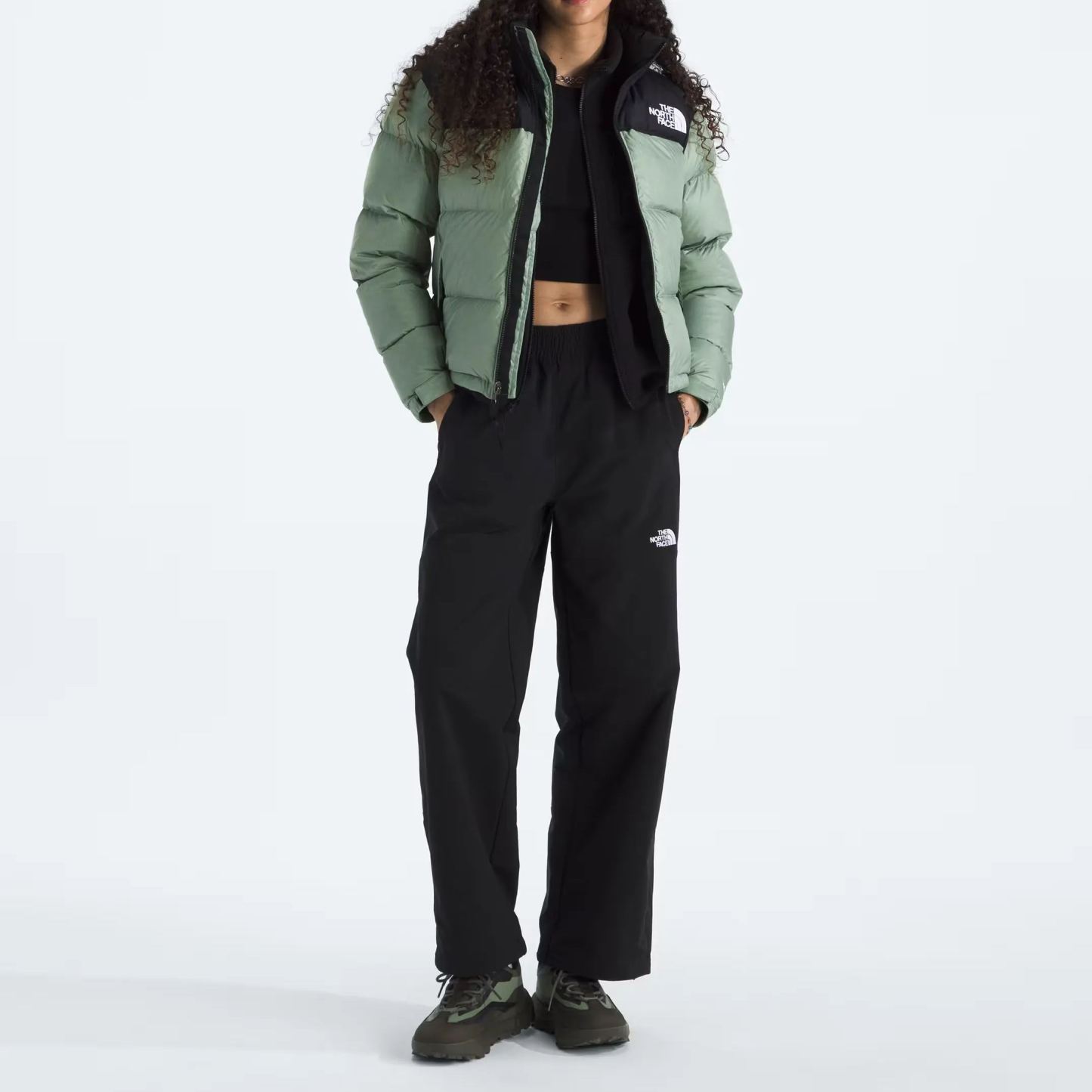 Women’s Retro Nuptse Jacket-Slate Moss