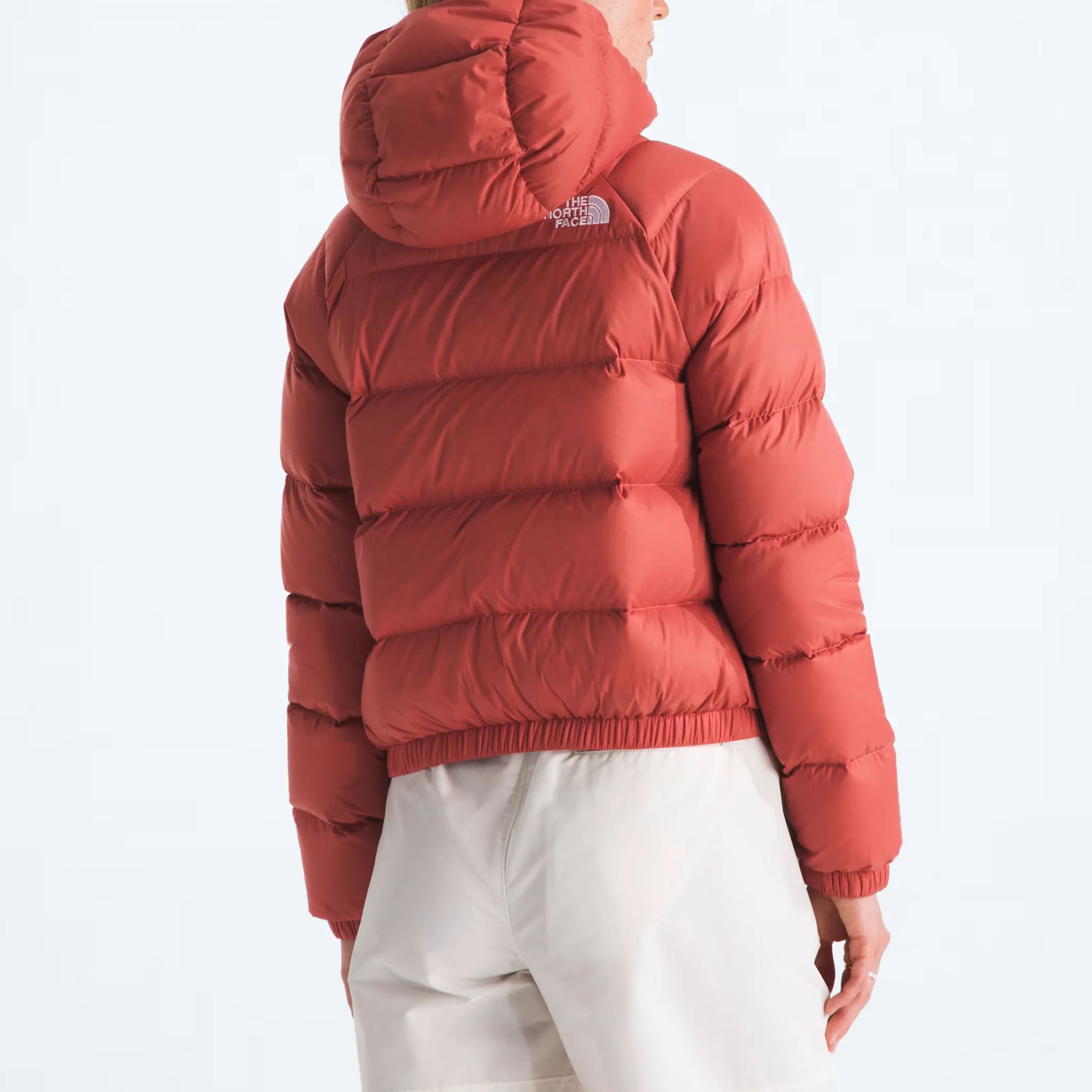 Women's Short Down Hoodie-Mars Dust