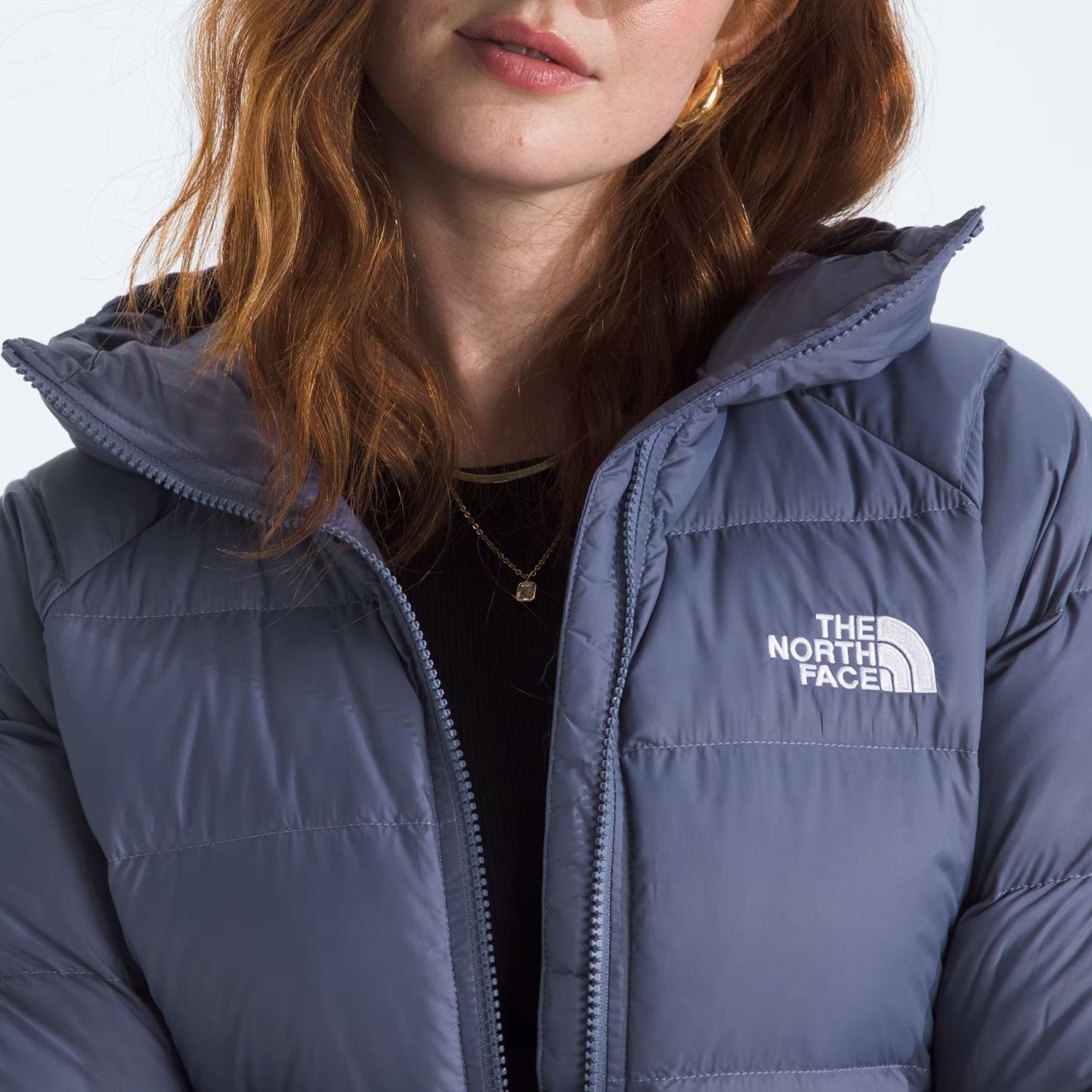 Women's Short Down Hoodie-Twilight Galaxy