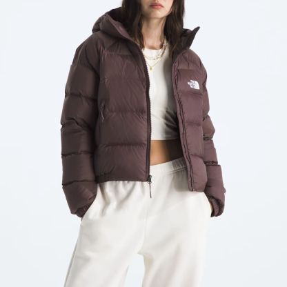 Women's Short Down Hoodie-Tawny Quartz