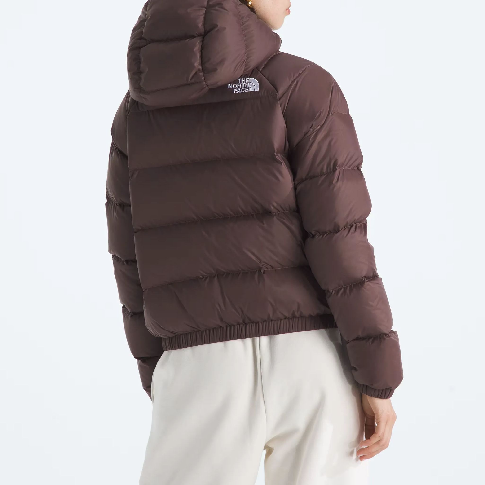 Women's Short Down Hoodie-Tawny Quartz