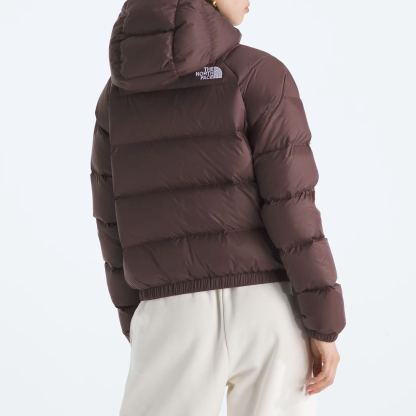 Women's Short Down Hoodie-Tawny Quartz