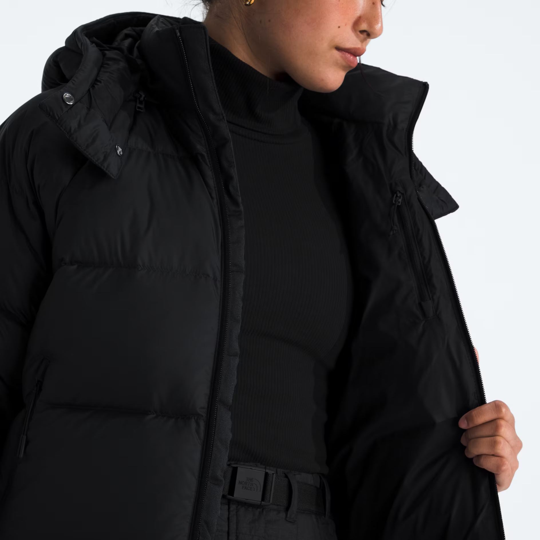 Women’s Hydrenalite City Down Hooded Jacket-TNF Black