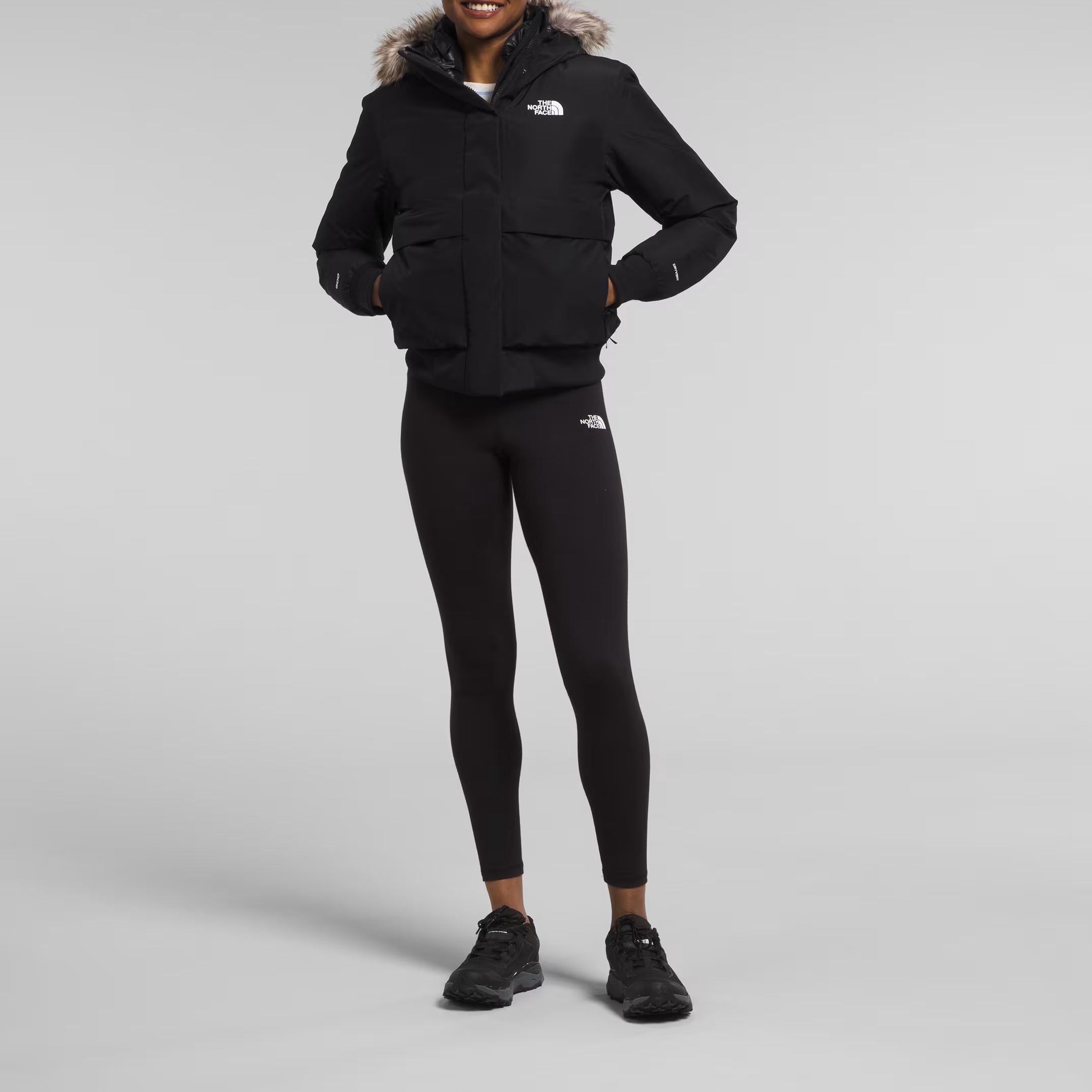  Women's Cozy Insulated Down Jacket-Black