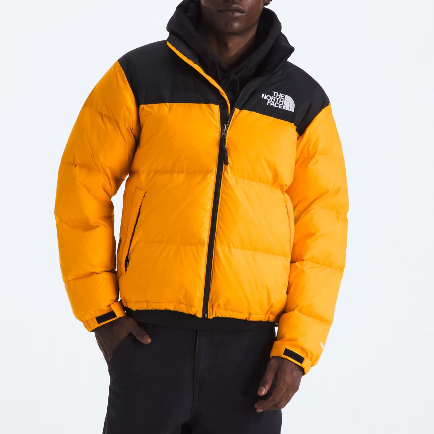 Men’s Retro Nuptse Jacket-Summit Gold/TNF Black/Recycled Down