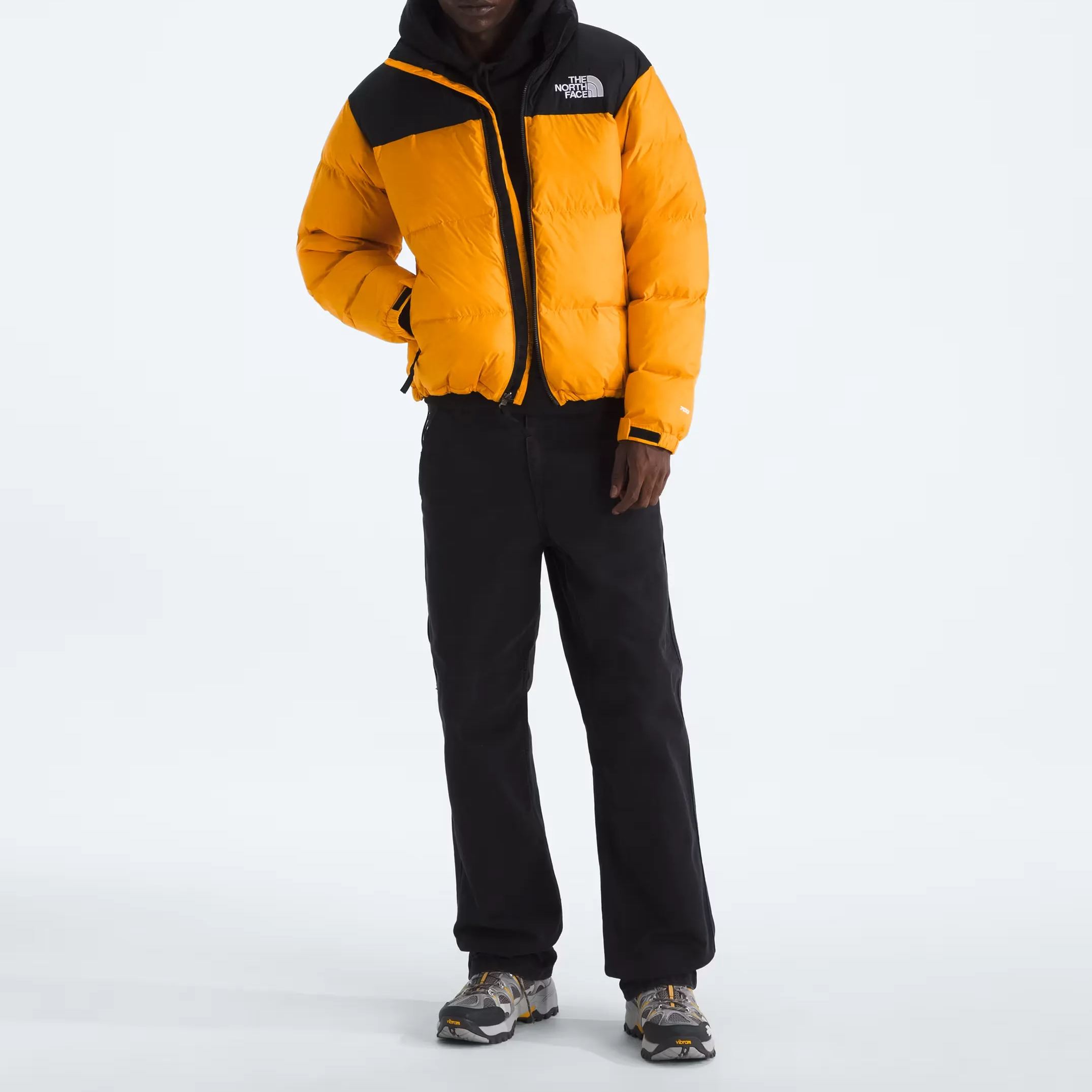 Men’s Retro Nuptse Jacket-Summit Gold/TNF Black/Recycled Down