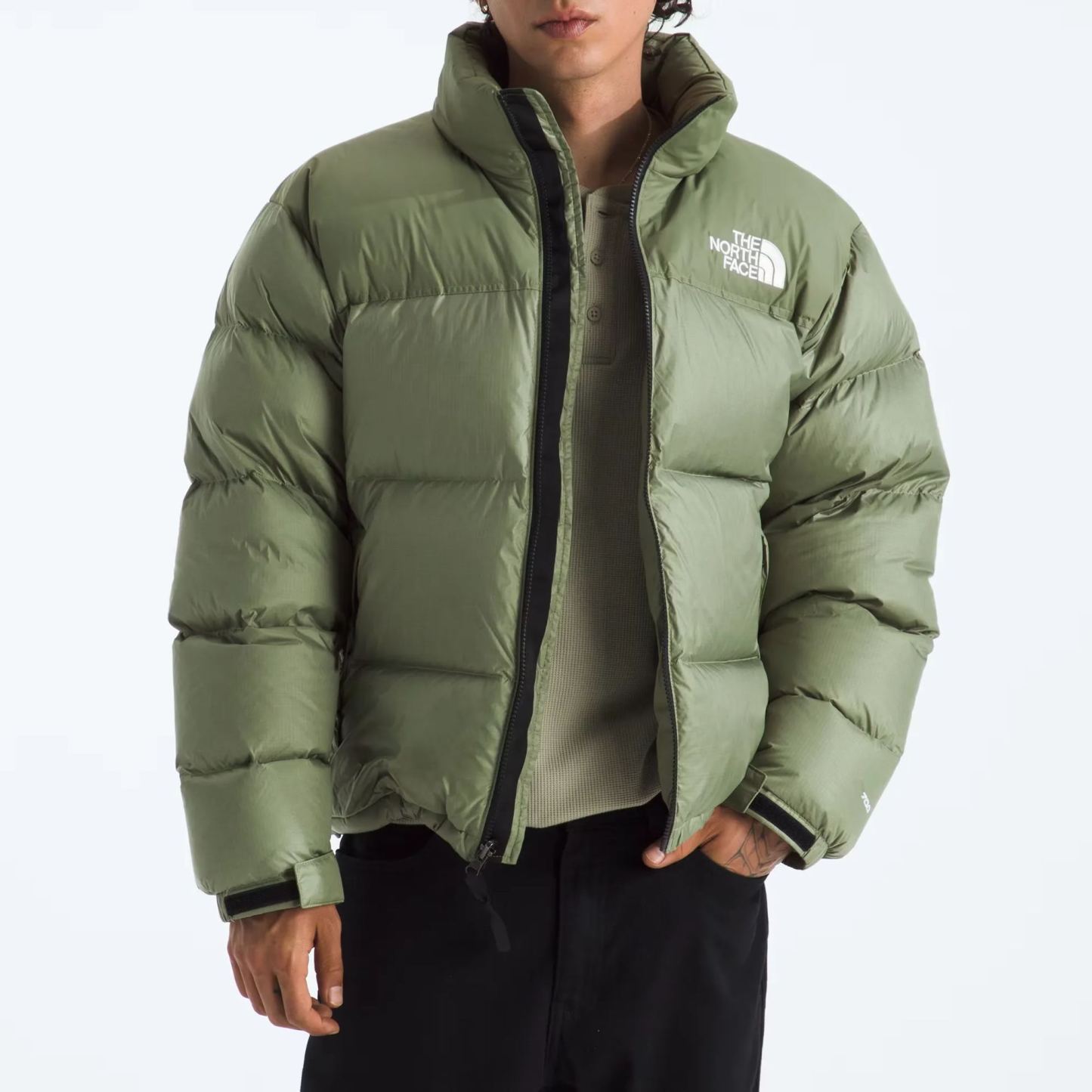 Men’s Retro Nuptse Jacket-Bark Mist
