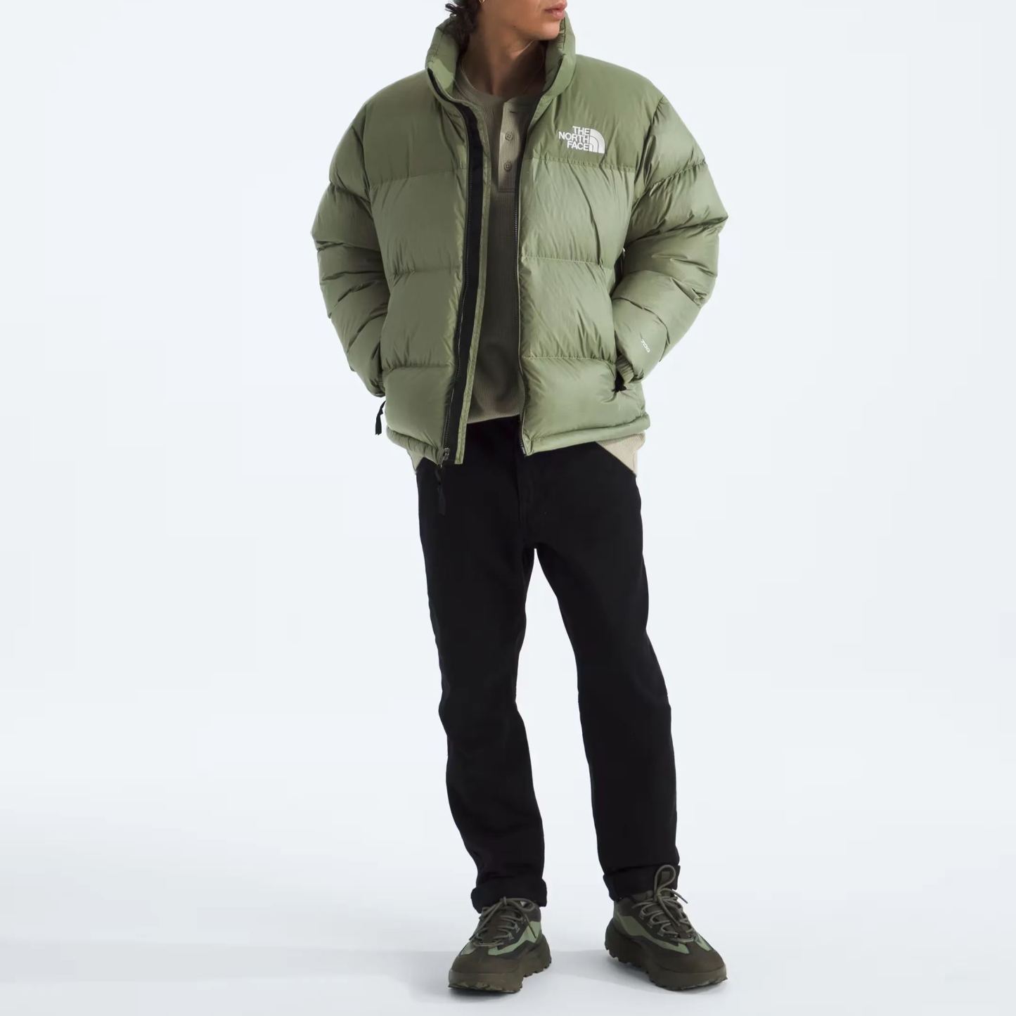 Men’s Retro Nuptse Jacket-Bark Mist
