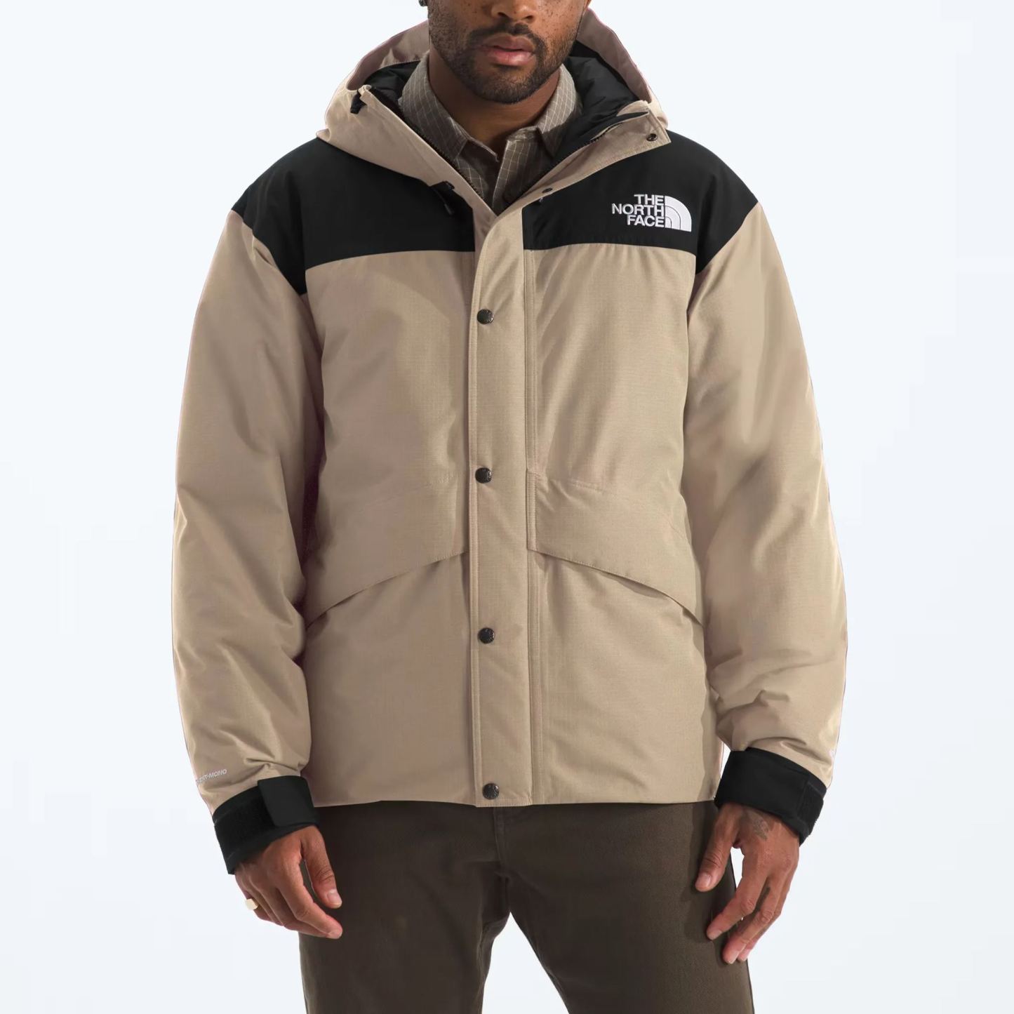 Men’s Mountain Down Jacket-Mushroom Grey/TNF Black