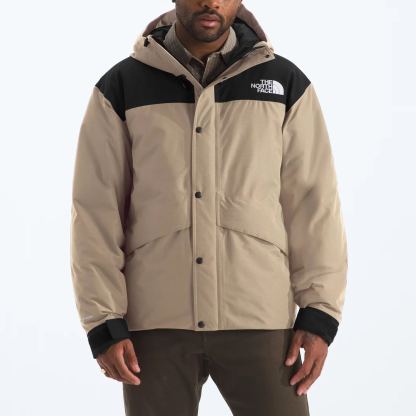 Men’s Mountain Down Jacket-Mushroom Grey/TNF Black