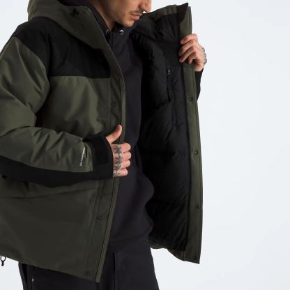 Men’s Mountain Down Jacket-New Taupe Green/TNF Black