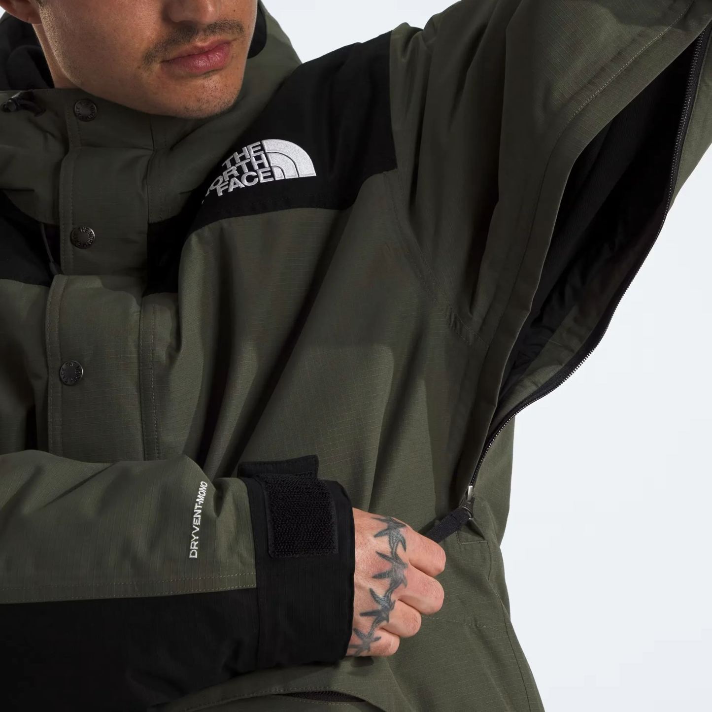 Men’s Mountain Down Jacket-New Taupe Green/TNF Black