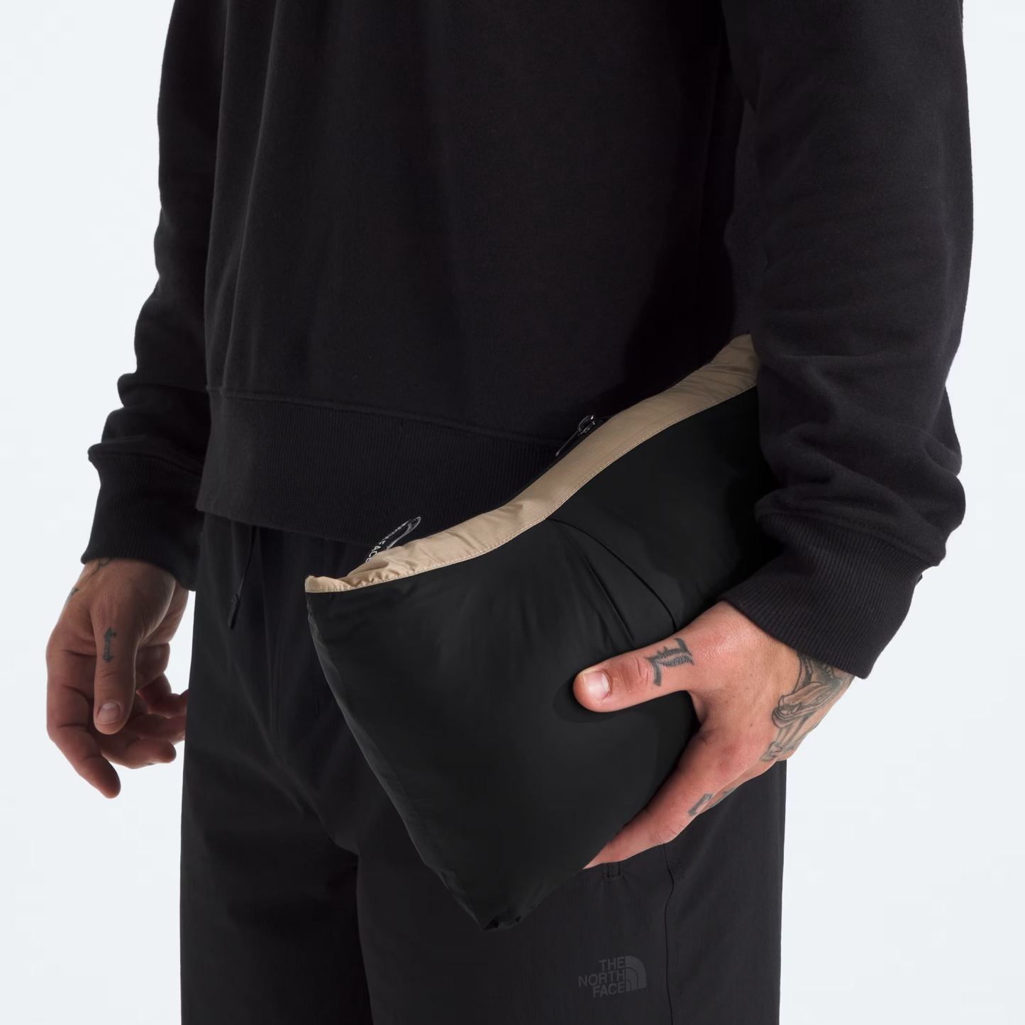 Men’s Retro Nuptse Jacket-Mushroom Grey/TNF Black